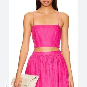 RHODE Pink Crop Top